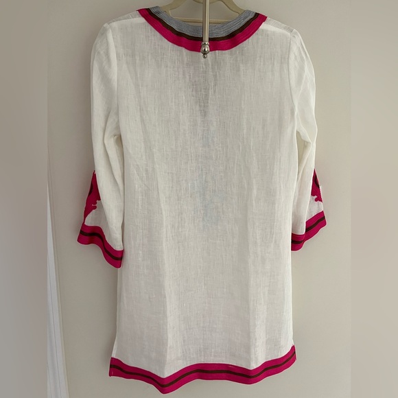 NWT Calypso St Barth Linen Tunic Beach Pool Cover Up size XS New with Tags - Picture 9 of 15